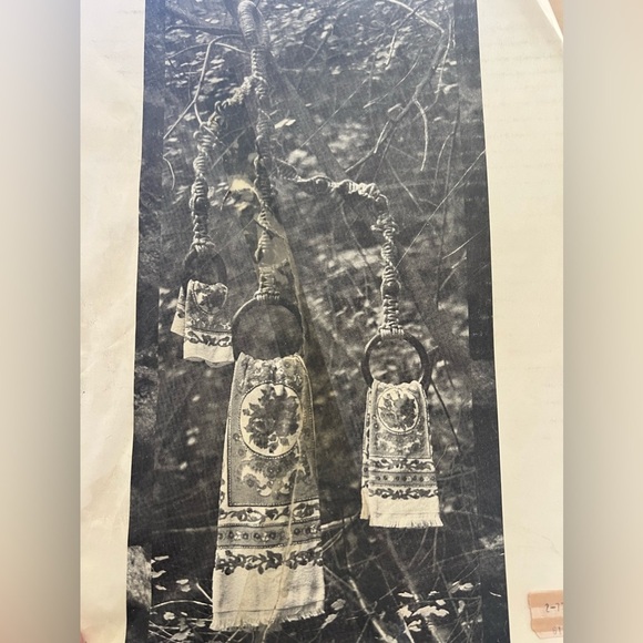 Vintage San Antonio macrame full kit hangers dead stock - Picture 4 of 8